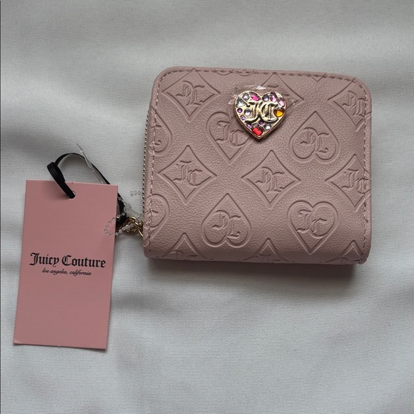 Juicy Couture Handbags - Juicy Couture Glitz Out Babe Small Wallet Pink Clay